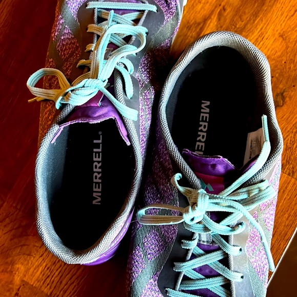 MERRELL Women’s Bare Access Flex Shield Trail Runner size 10 in Purple - Picture 5 of 5